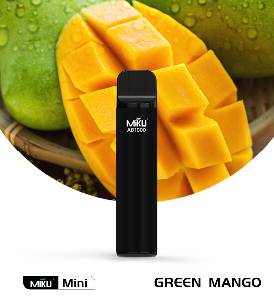 Miku Mini Green Mango 1000 Puffs 3% Nicotine Disposable vape