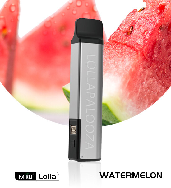 Miku Lolla Watermelon flavor 2% nicotine refillable vape