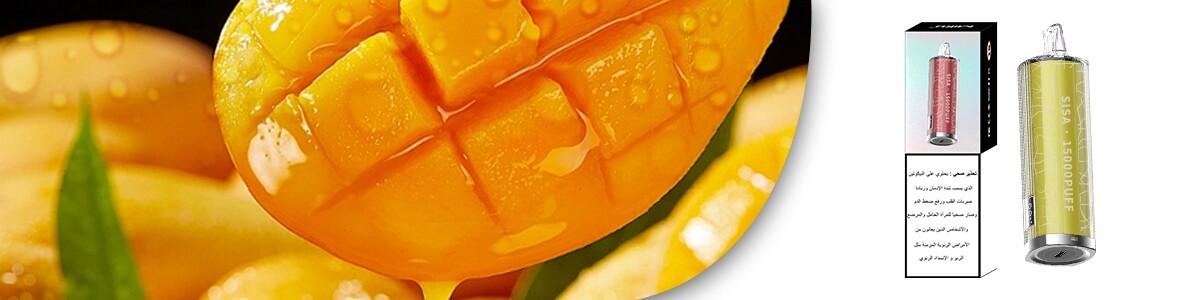 Miku Sisa 15000 Puffs: Double Mango Flavor