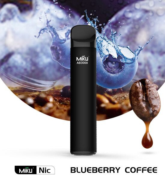 Miku Nic Blueberry Coffee 3000 puffs Disposable vape