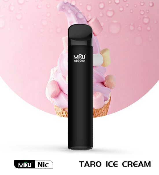 Miku Nic Taro Ice Cream 3000 puffs 3% Nicotine Disposable vape