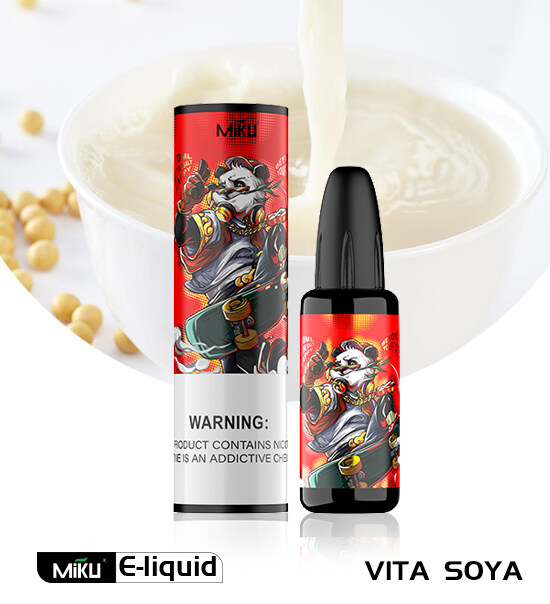 Vita Soya E-liquid 3% nicotine salt 30mg Miku vape e-juice e-cigarette