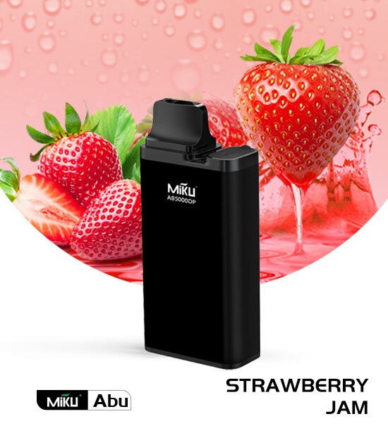 Miku Abu Strawberry Jam 5000 Puffs  Disposable Vape