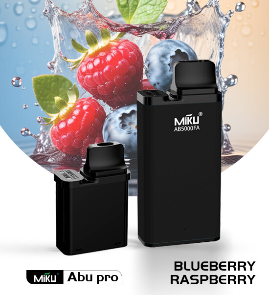 Miku Abu Pro Blueberry Raspberry Flavor 10ml juice pod prefilled vape