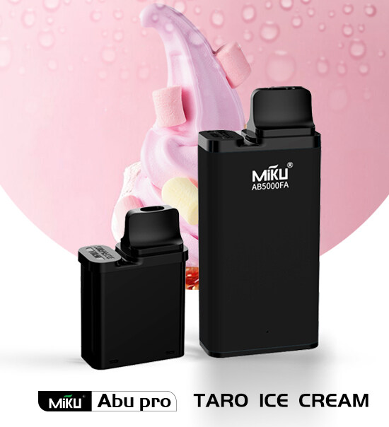 Miku Abu Pro Taro Ice Cream Flavor prefilled vape