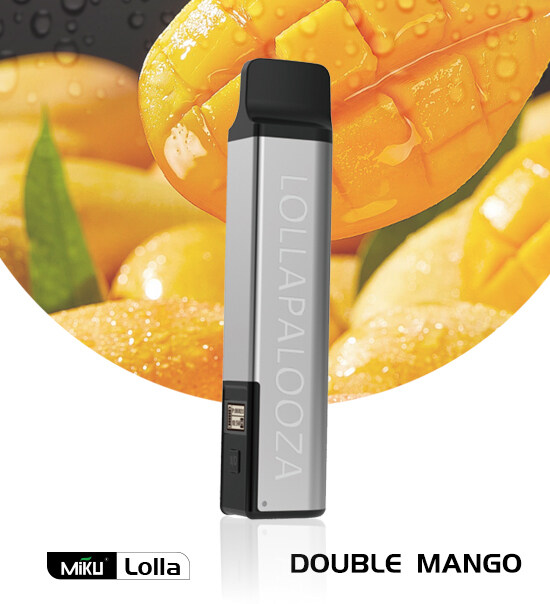 Miku Lolla Double Mango flavor 2% nicotine refillable vape