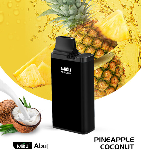 Miku Abu Pineapple Coconut 10ml vape juice  Disposable Vape