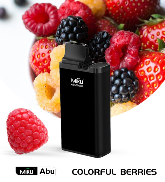 Miku Abu 컬러풀 베리 10ml 액상 디스펜서블 베이프