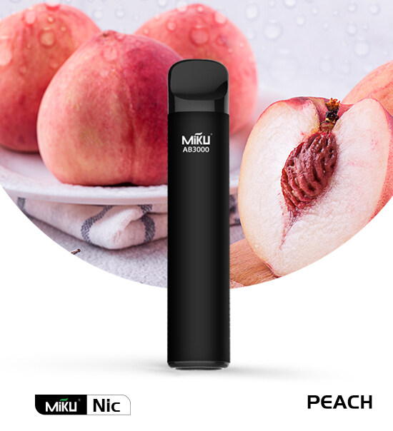 Peach 3000 Puff 3% Nicotine Disposable vape Miku