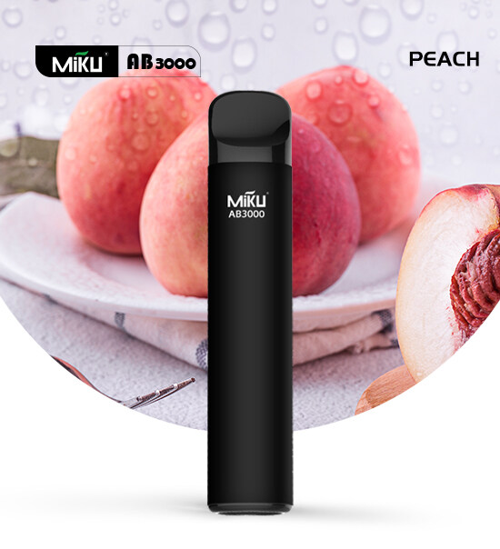 Peach 3000 Puff 3% Nicotine Disposable vape Miku