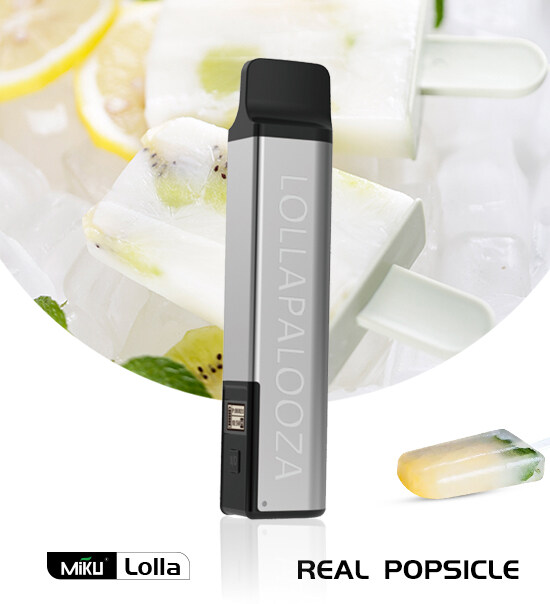 Miku Lolla Real Popsicle flavor 3% nicotine refillable vape