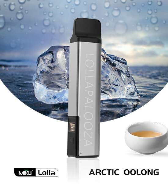 Miku Lolla Arctic Oolong flavor 3% nicotine refillable vape