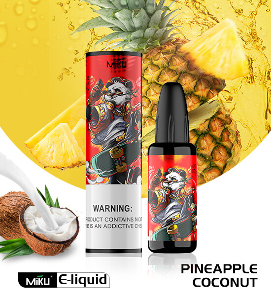 Pineapple Coconut E-liquid 3% nicotine salt 30ml