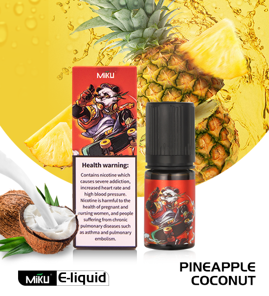 Pineapple Coconut E-liquid 3% nicotine salt 30ml