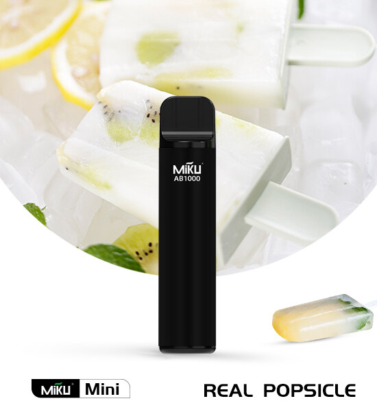 Real Popsicle 1000 Puffs 3% Nicotine Miku Mini Disposable vape 3ml juice