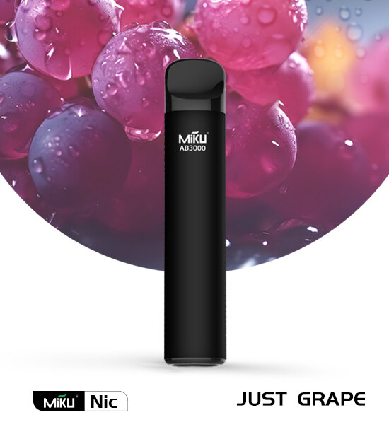 Miku Nic Just Grape 3000 puffs 3% Nicotine Disposable vape