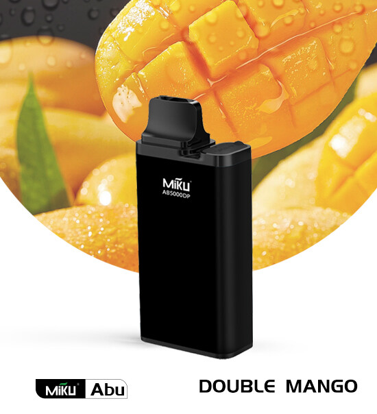 Miku Abu  Double Mango 5000 Puffs 3% Nicotine Disposable Vape