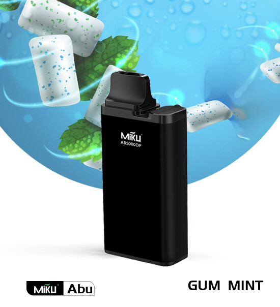Miku Abu Gum Mint 10ml vape juice Disposable Vape