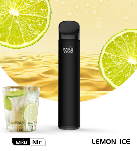 Miku Nic Lemon Ice 3000 puffs 3% Nicotine Disposable vape