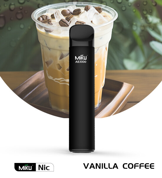 Vanilla Coffee 3000 Puff 3% Nicotine Disposable vape Miku