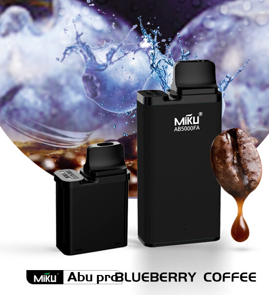 Miku Abu Pro Blueberry Coffee Flavor prefilled vape