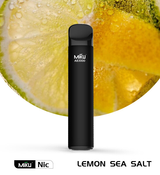 Miku Nic Lemon Sea Salt 3000 puffs Disposable vape