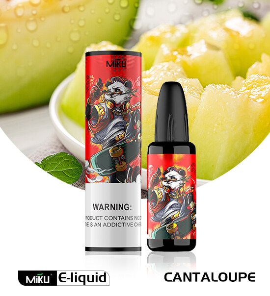 Cantaloupe E-liquid 3% nicotine salt 30mg Miku vape e-juice e-cigarette
