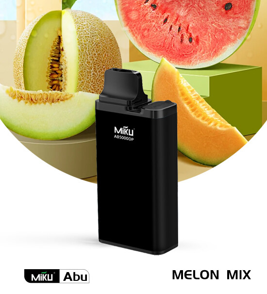 Miku Abu Melon Mix 10ml vape juice Disposable Vape