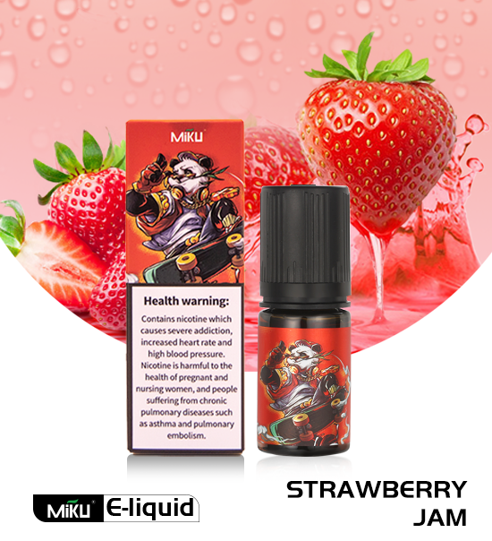 Strawberry Jam E-liquid 3% nicotine salt 30ml