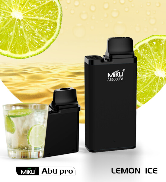 Miku Abu Pro Lemon Ice Flavor prefilled vape