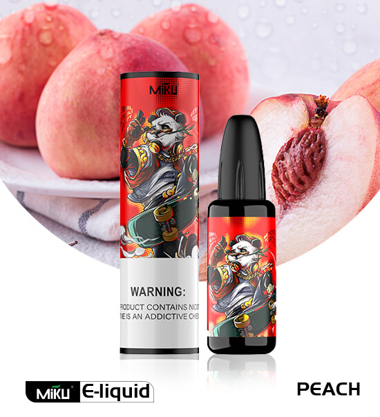 Peach E-liquid 3% nicotine salt 30ml