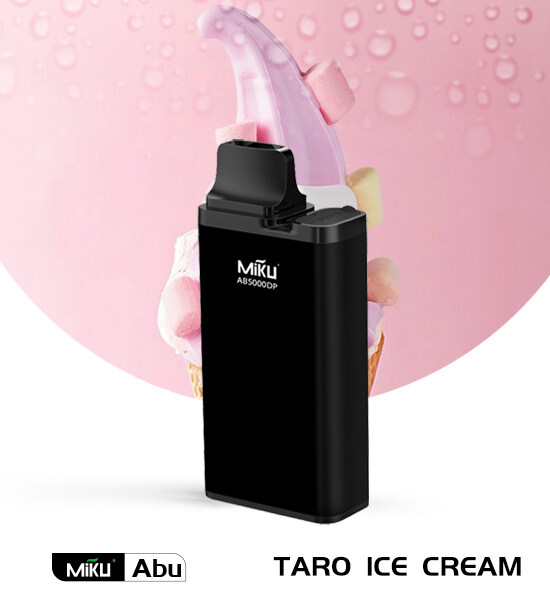 Taro Ice Cream 5000 Puffs 3% Nicotine Miku Abu Disposable Vape 10ml E-liquid