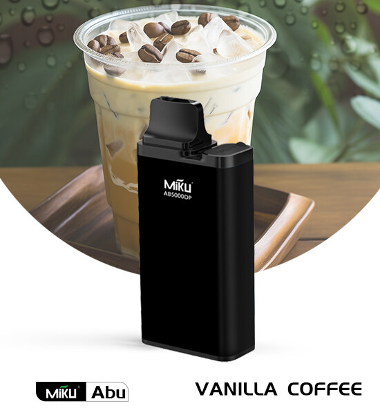 Miku Abu Vanilla Coffee  10ml vape juice Disposable Vape
