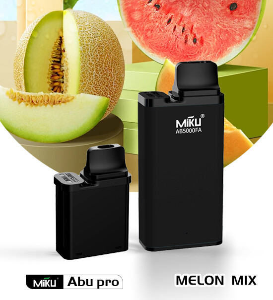 Miku Abu Pro Melon Mix Flavor prefilled vape