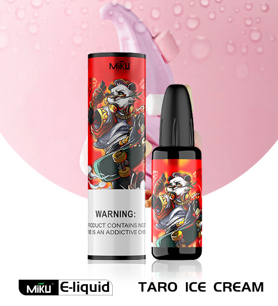 Taro Ice Cream E-liquid 3% nicotine salt 30mg Miku vape e-juice e-cigarette