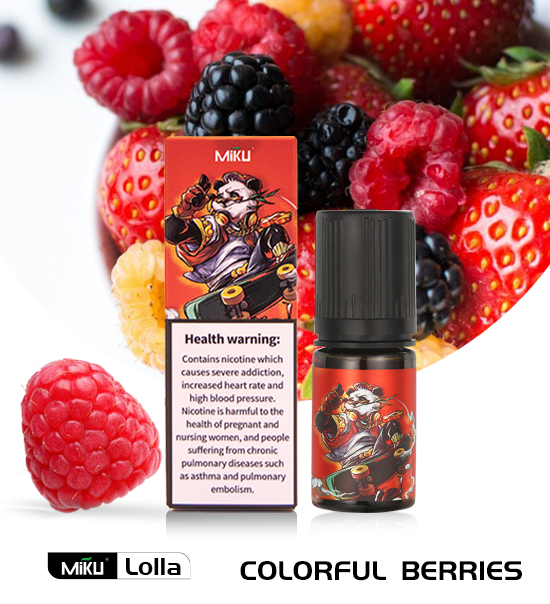 Colorful Berries E-liquid 3% nicotine salt 30ml