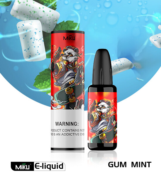 Gum Mint E-liquid 2% nicotine salt 20mg Miku vape e-juice e-cigarette