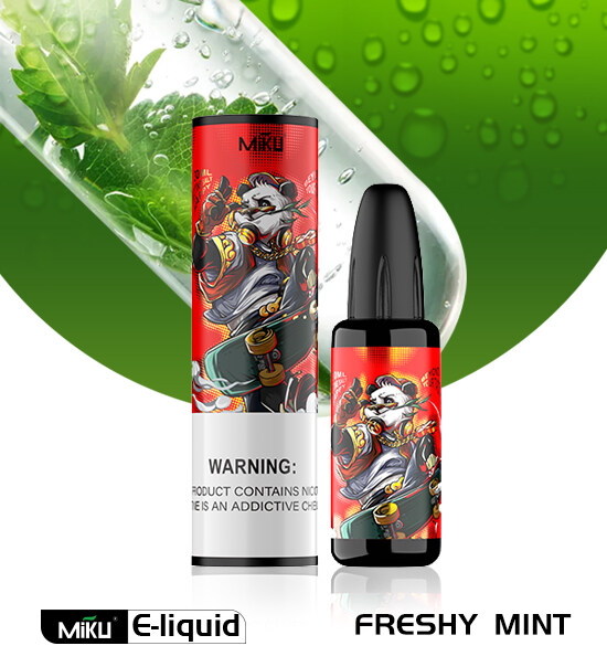 Freshy Mint E-liquid 5% nicotine salt 50mg Miku vape e-juice e-cigarette
