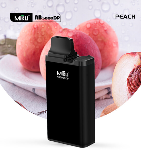 Peach 5000 Puff 3% Nicotine Disposable vape Miku