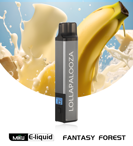 Miku Lolla Fantasy Forest flavor 3% nicotine refillable vape