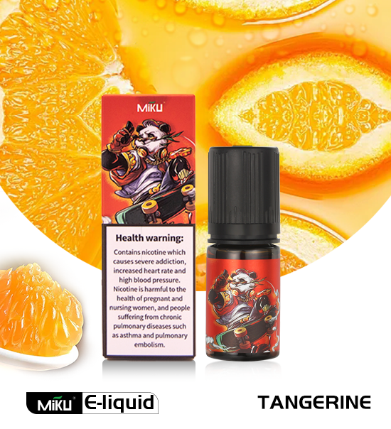 Tangerine E-liquid 3% nicotine salt 30ml