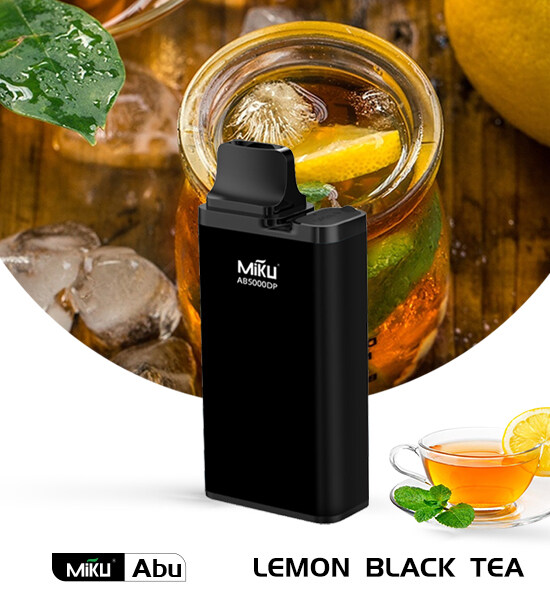Miku Abu Lemon Black Tea 10ml vape juice Disposable Vape