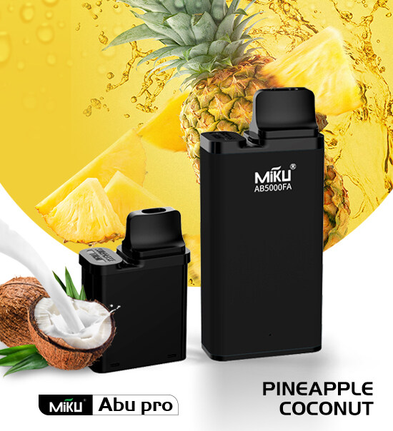 Miku Abu Pro Pineapple Coconut 3% nicotine 10ml/ 5000 Puffs prefilled vape