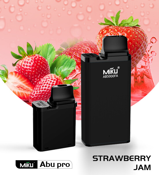 Miku Abu Pro Strawberry Jam Aroma vorgefüllter Vape