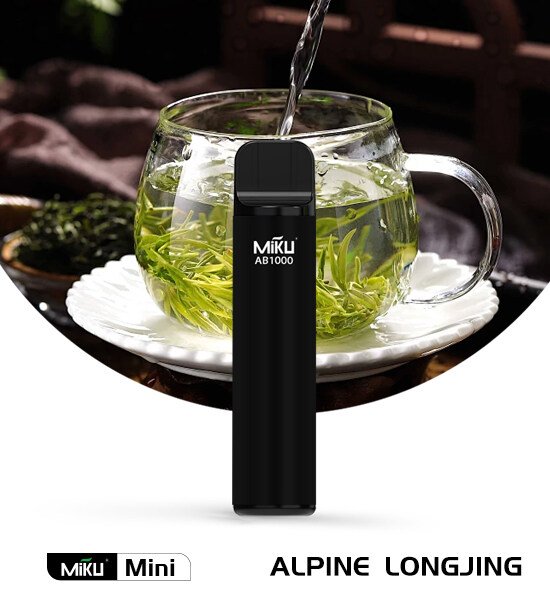 Alpine Longjing 1000 Puffs 3% Nicotine Miku Mini Disposable vape 3ml juice