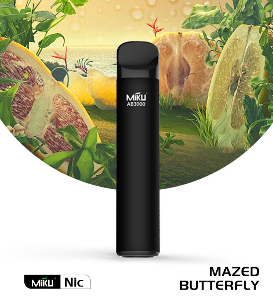 Miku Nic Mazed Butterfly 3000회 퍼프 일회용 바이프