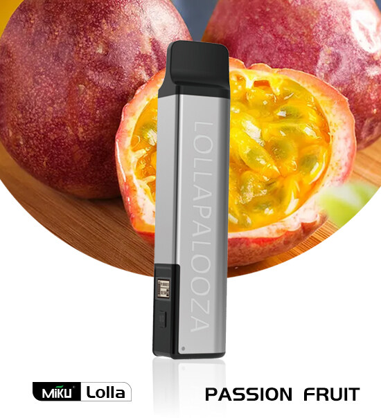 Miku Lolla Passion Fruit flavor 3% nicotine refillable vape