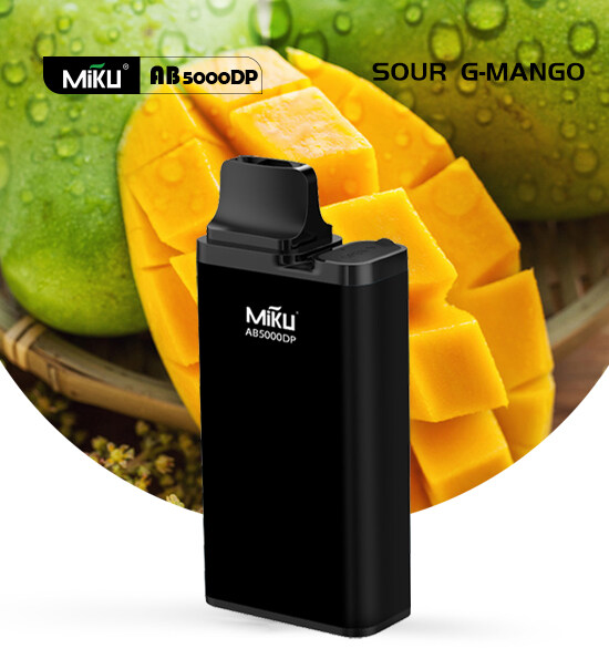 Sour G-Mango 5000 Puff 3% Nicotine Disposable vape Miku