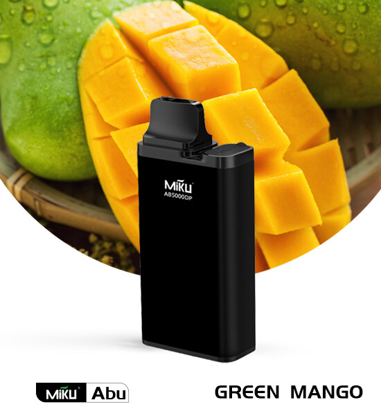 Miku Abu Green Mango 5000 Puffs Disposable Vape