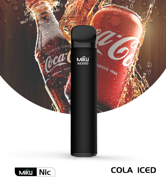 Miku Nic Cola Iced 3000 puffs Disposable vape